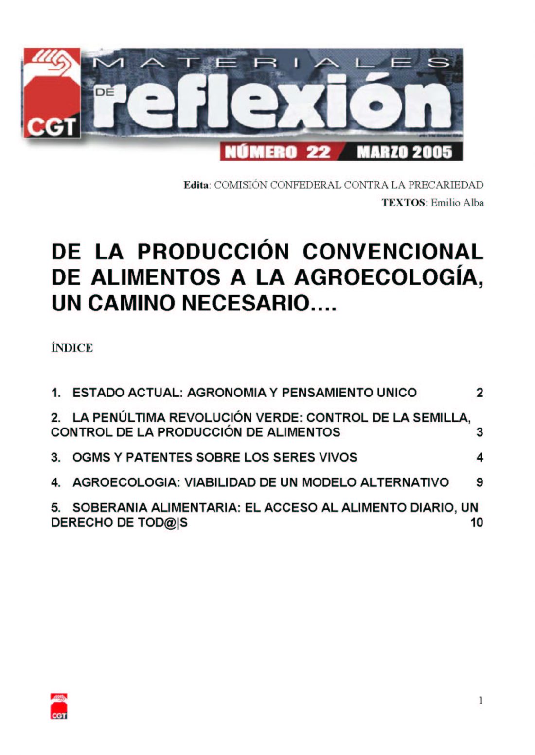 MR 22 Agroecología