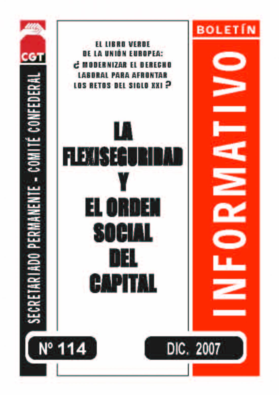 114. La Flexiseguridad y el orden social del capital