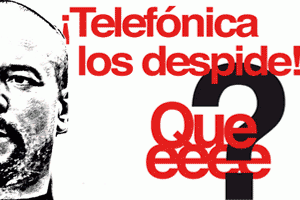 ¡No a la represión en Telefónica !