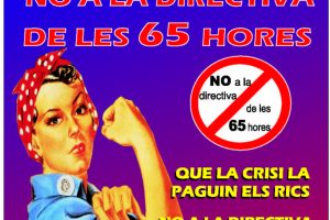 Manifestaciones y paros contra las directivas de retorno y de las 65 horas