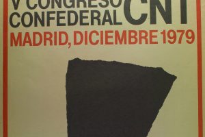 Cartel V Congreso Confederal (Madrid 1979)