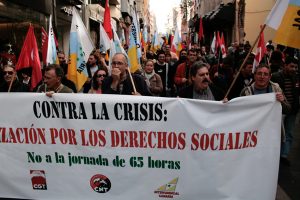 Manifestación en Tenerife : «Queremos vivir con dignidad, no como esclavos»