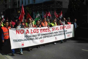 El Campo de Gibraltar en lucha : CGT ante el ERTE de Acerinox