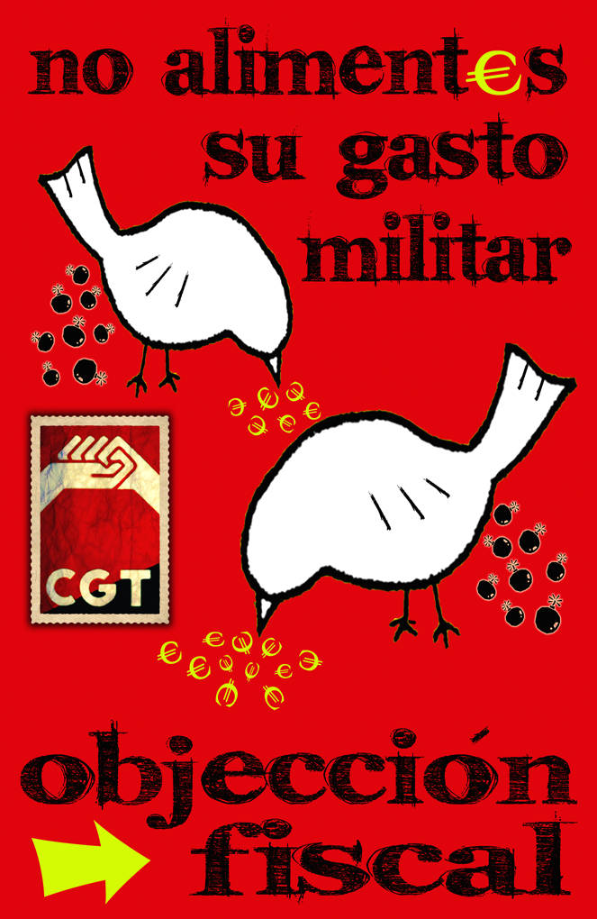 Campaña CGT Objeción Fiscal para fondos de resistencia 2010 :