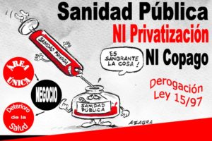 22 de Abril : Manifestaciones por la defensa y mejora de la sanidad pública en Valencia, Madrid y Barcelona