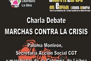 Madrid, 13 de Mayo : Charla sobre las Marchas contra la crisis