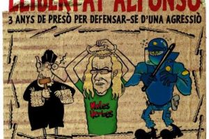 Barcelona, 17 de Junio : Jornada Antirepresiva : Libertad Alfonso