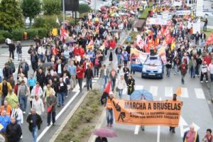 La Marcha a Bruselas a punto de alcanzar el ecuador de su andadura y se acerca a Orleans