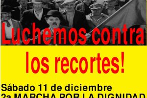 Alacant, 11 y 18 de diciembre : Tras la huelga general 29-S, seguimos adelante !