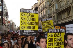 CGT en apoyo de la movilizaciones de la Juventud sin Futuro