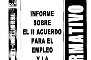 134. II Acuerdo para el Empleo y la Negociación Colectiva