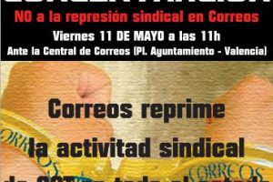 A toda la CGT. Concentración por la dignidad laboral y contra la represión postal