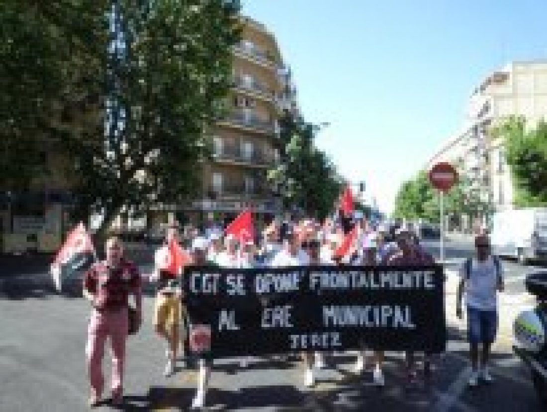 CGT lleva al Parlamento andaluz su rechazo el ERE del Ayuntamiento de Jerez