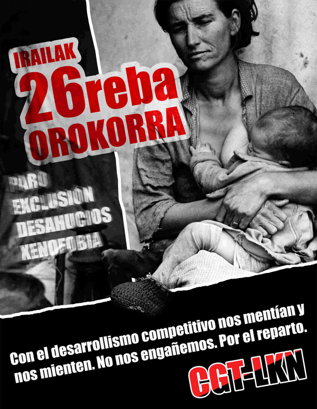 Por la defensa de los derechos sociales y laborales: 26 de septiembre Huelga General