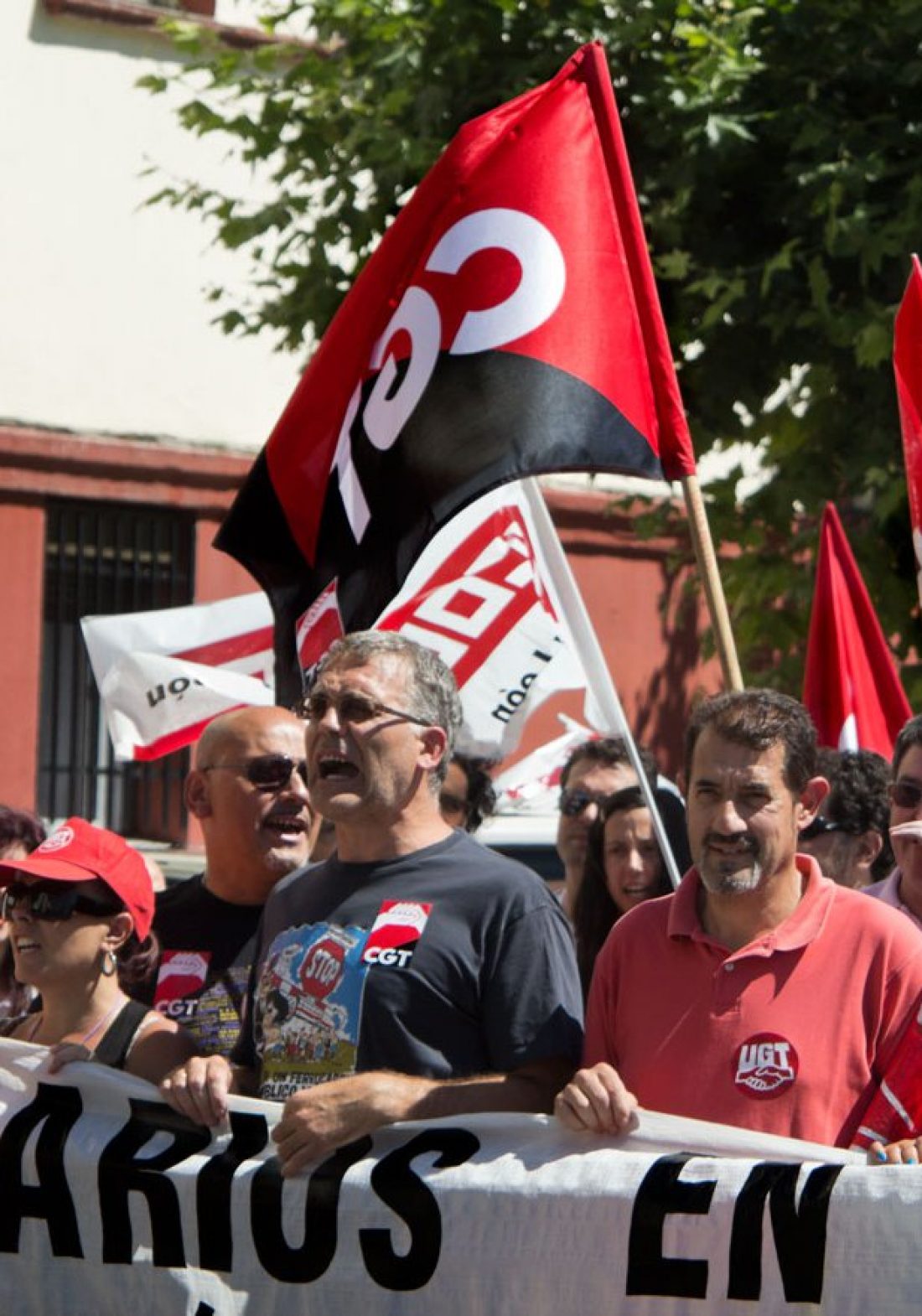 Marcha en Málaga contra el desmantelamiento de Renfe-Adif y en defensa del empleo en el sector ferroviario