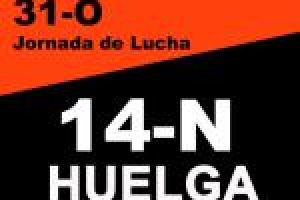 Cgt Registra su convocatoria de Huelga General para el 14 de Noviembre