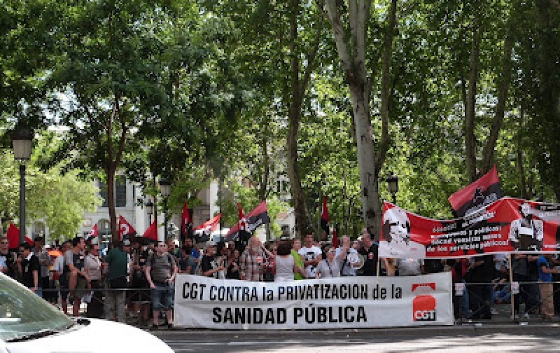 CGT apoya la Huelga en Sanidad