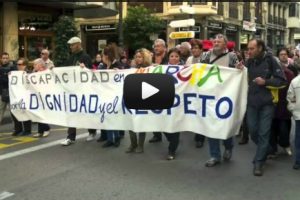 Discapacidad en lucha. Llegada a Valencia