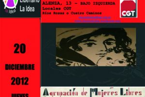 Presentación de la Antología de Mujeres Libres – Revista