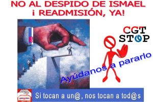 Ismael de CLH readmitido: Entre todxs lo vamos a conseguir…¡y lo hemos conseguido!