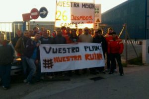 Baix Penedès. Éxito de la Huelga ante los despidos en Aceros para la Construcción