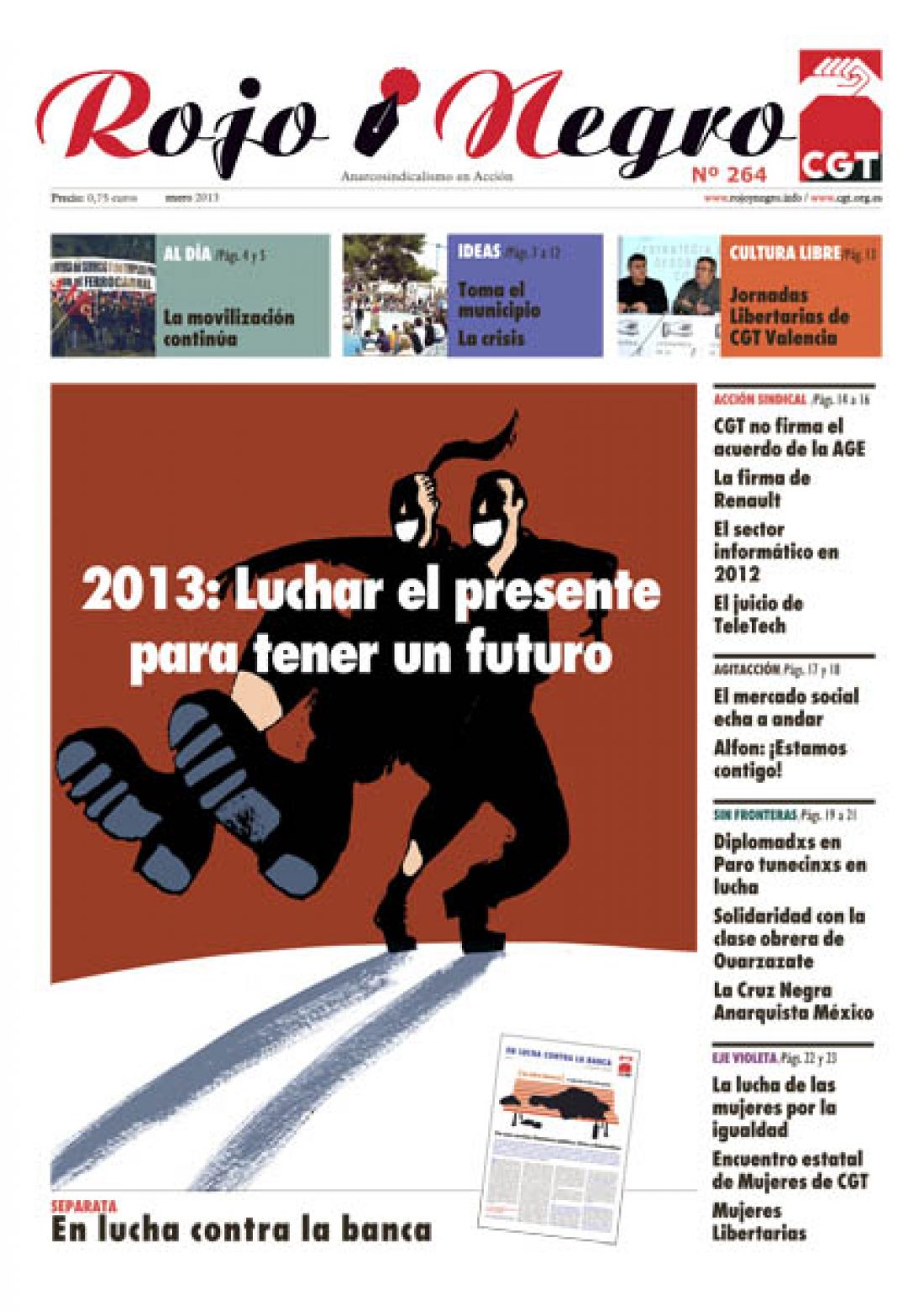 Rojo y Negro Nº 264 – enero 2013