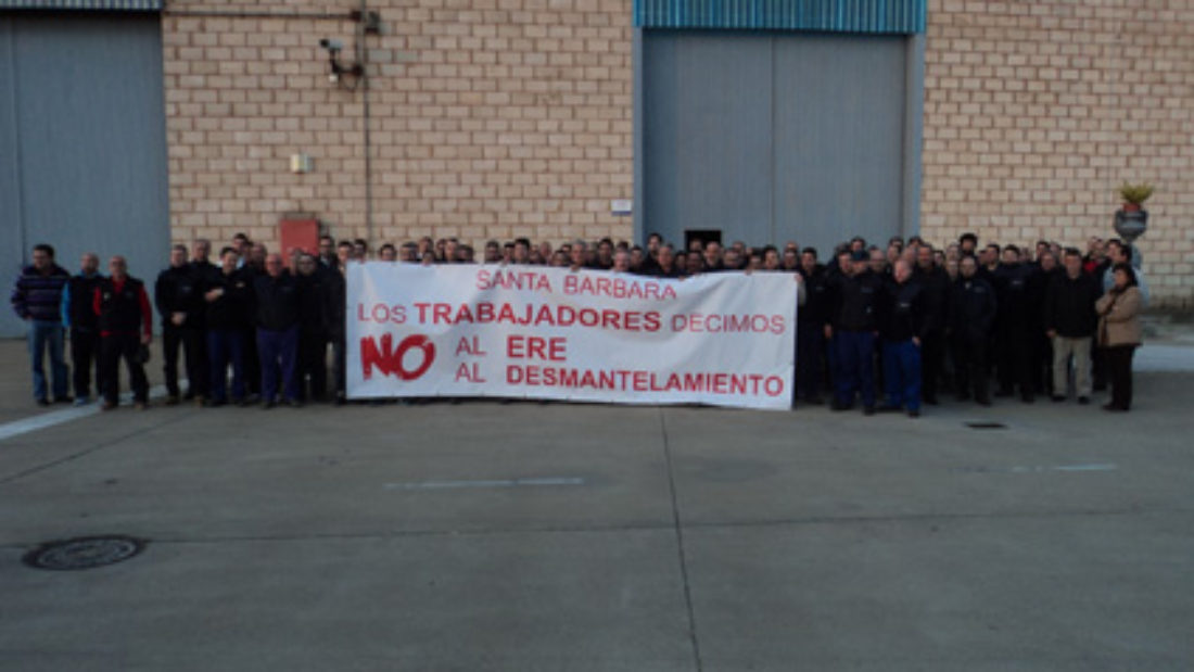 26 y 27 de febrero: Encierro en Santa Bárbara Sistemas en protesta contra el ERE