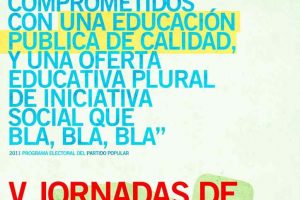 La Vª edición de las Jornadas de Escuela Pública de CGT Cáceres se celebra el 2 y 9 de marzo el la Biblioteca Pública cacereña.