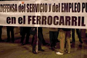 Ferrocarril público: SF‐UGT‐CCOO siguen empeñados en que nadie se mueva