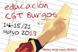 III jornadas de educación CGT Burgos