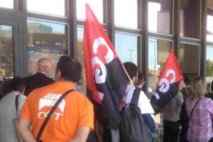 Jornada de lucha por un ferrocarril público y contra la privatización el viernes 17 de mayo en la Estación de Sants, Barcelona