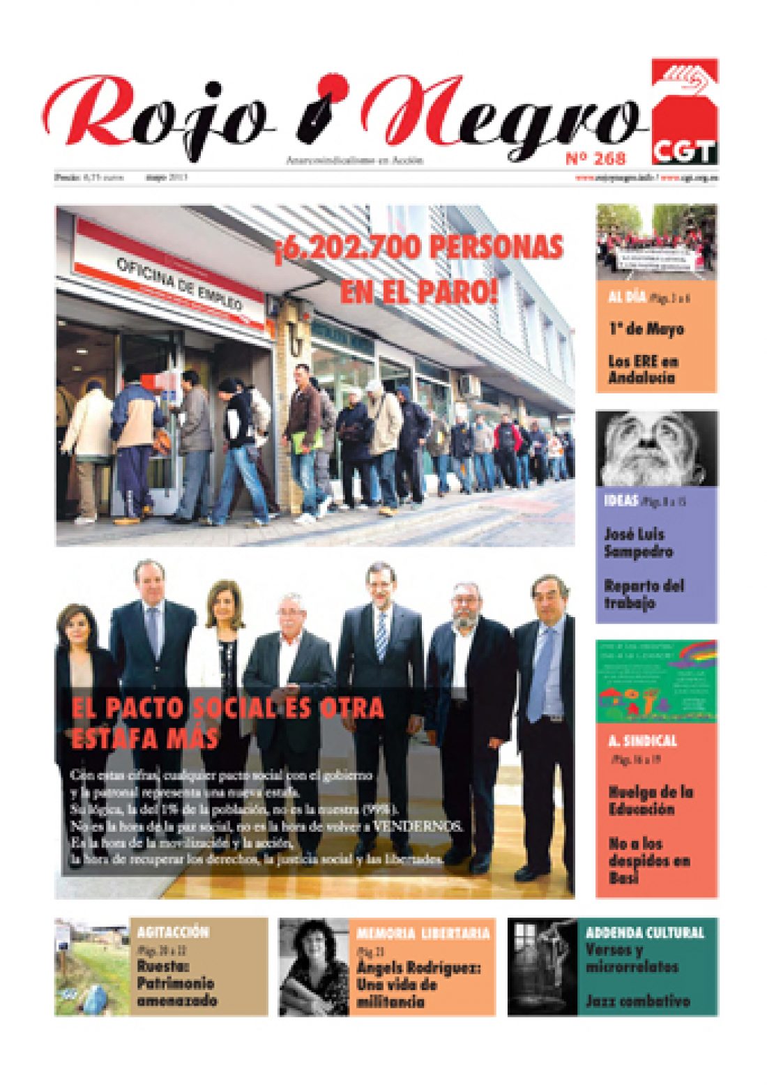 Rojo y Negro Nº 268 – mayo 2013