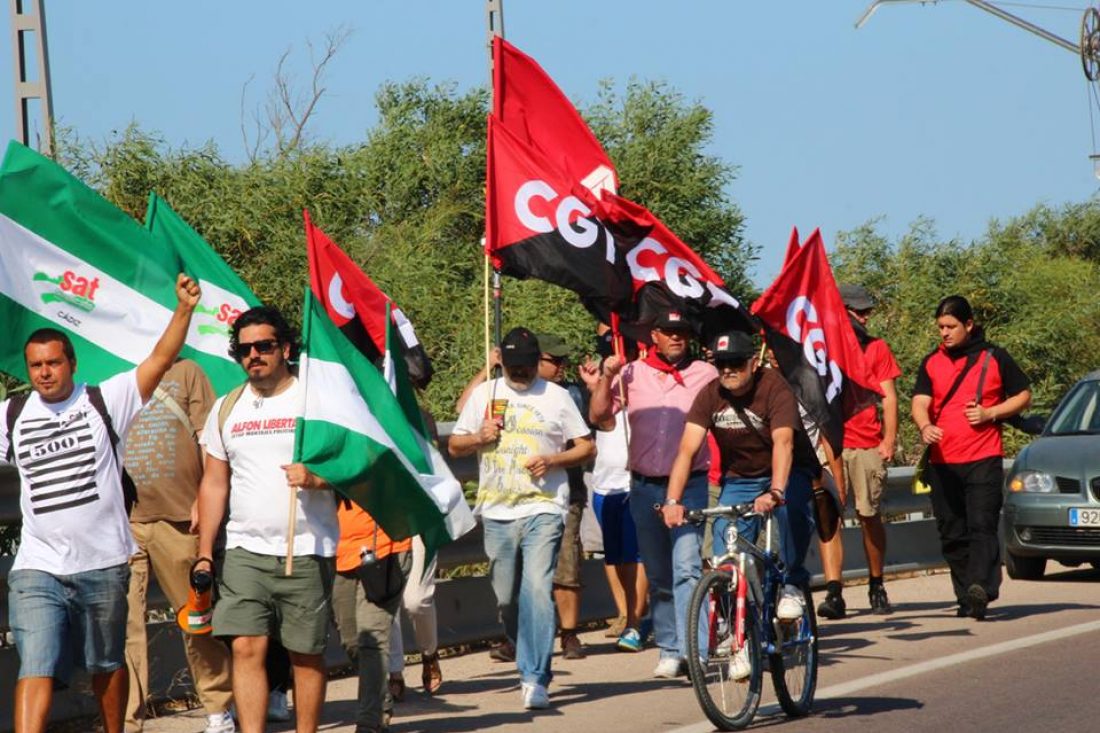 Concluida la Marcha por el Empleo en Cádiz