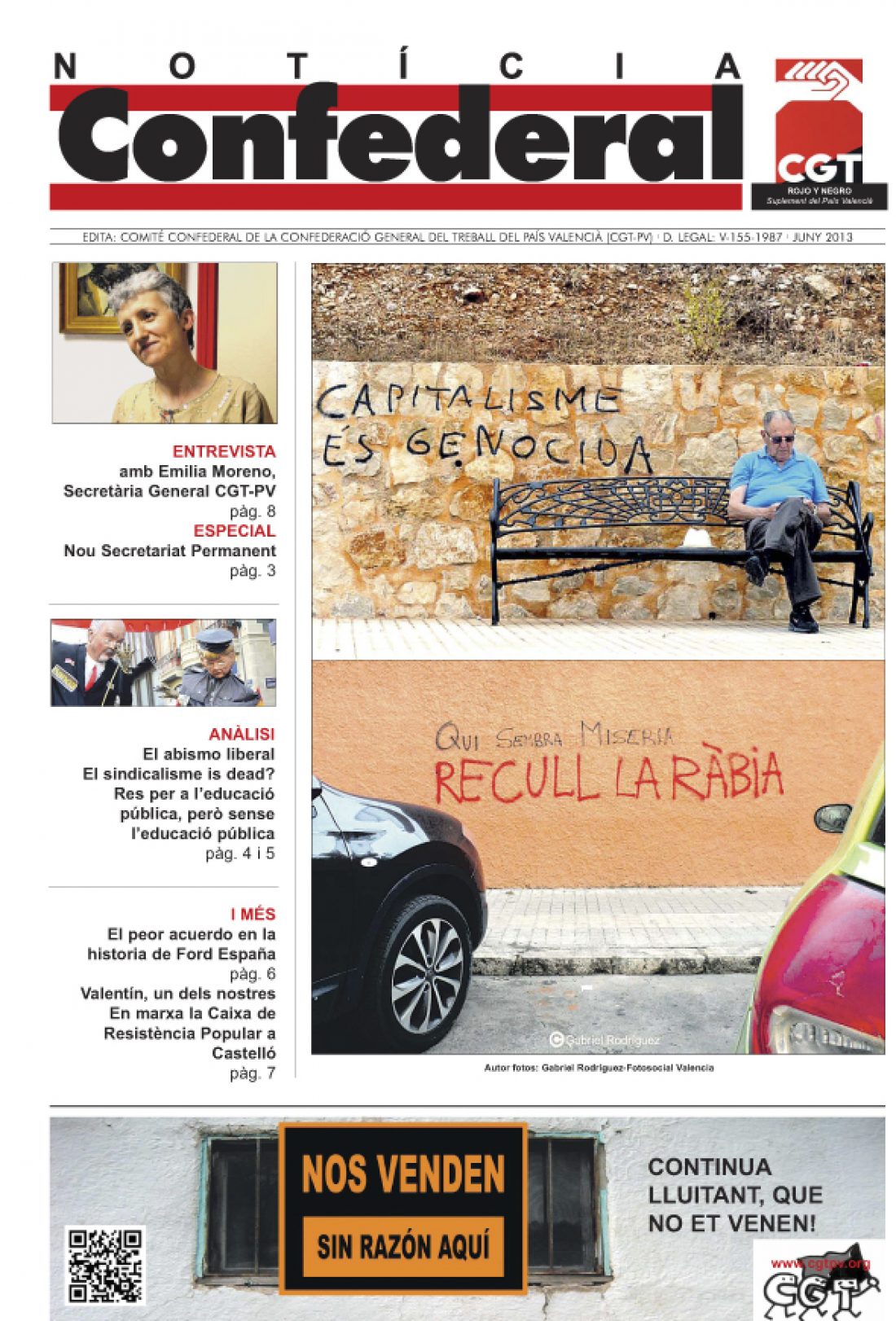 Notícia Confederal – junio 2013