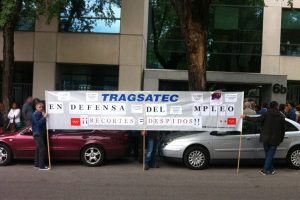 Continúan las parada durante el descanso contra el ERE en Tragsatec