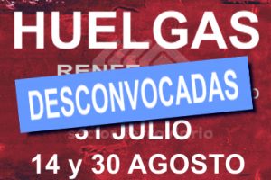 Ante el grave accidente ferroviario CGT desconvoca las huelgas