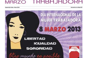 Separata 8 de Marzo, Día Internacional de la Mujer Trabajadora – marzo 2013