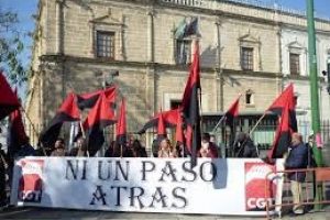 CGT-Andalucía apoya la lucha contra ERE en la huelga de limpieza de Madrid