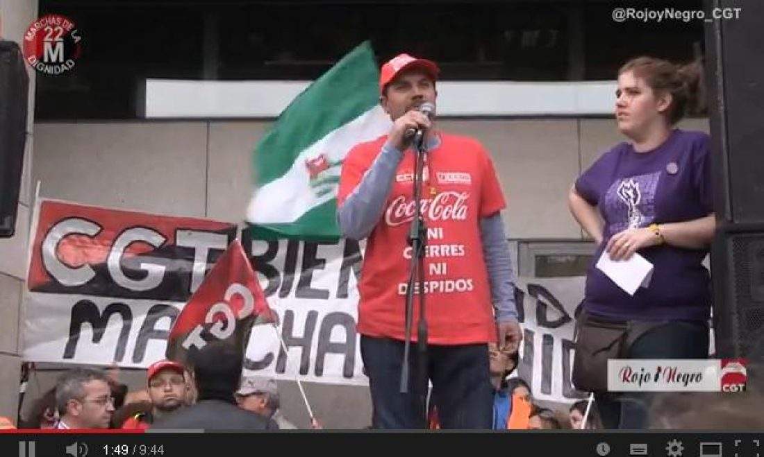 22M Getafe vibra con la llegada de la Marcha de la dignidad dia 21 #UnificarLasLuchas