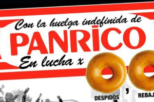 Concentración en solidaridad con la plantilla de Panrico