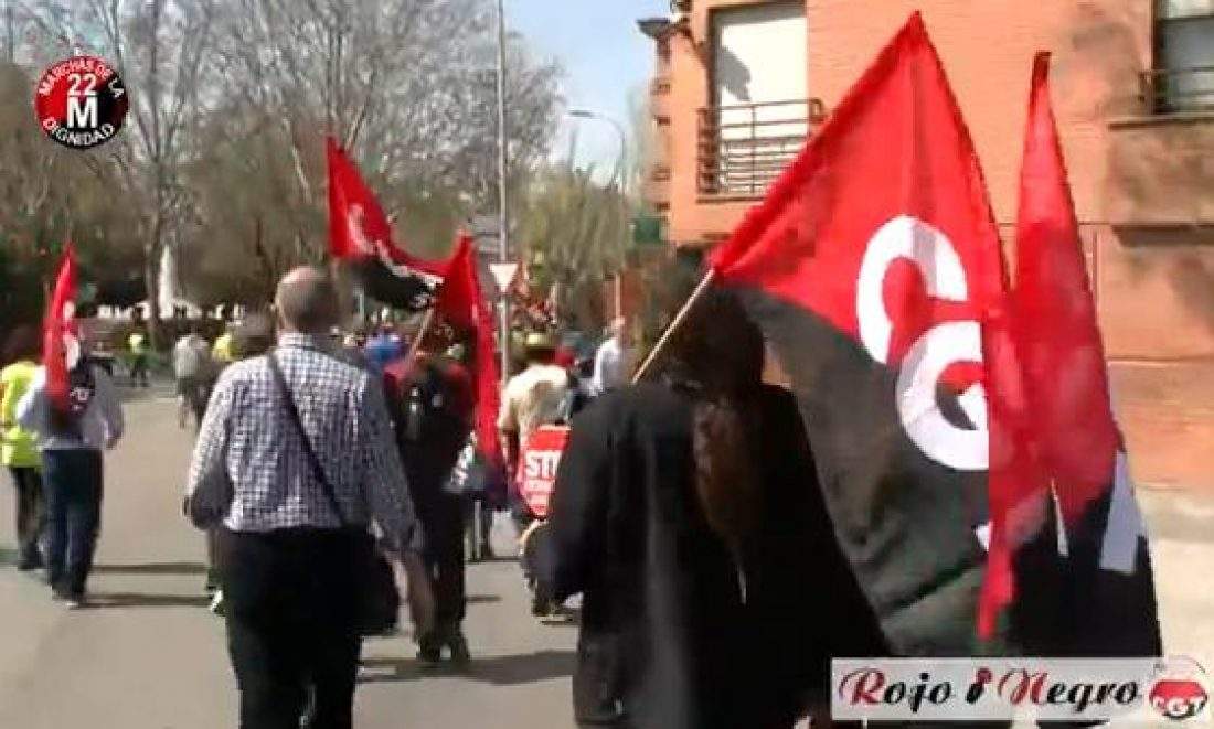 CGT participa y apoya las Marchas de la Dignidad #UnificarLasLuchas