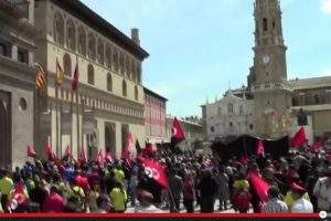 Vídeo 1 mayo, Zaragoza