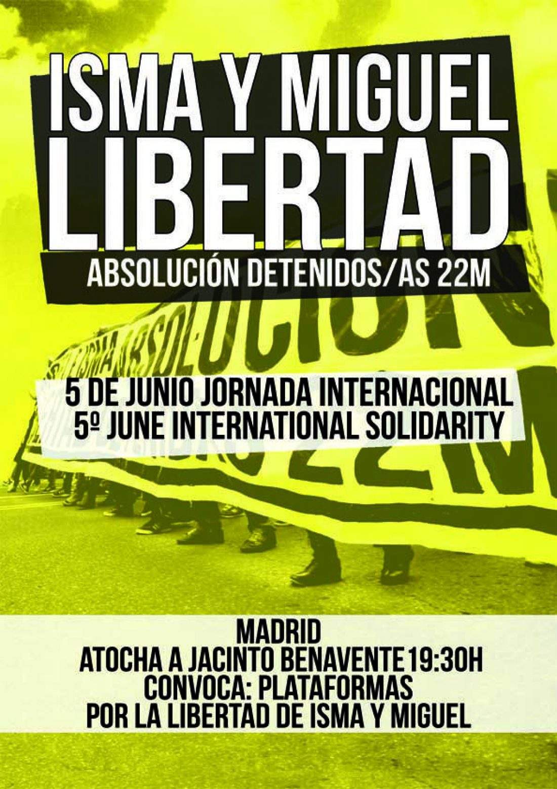 Por la libertad de Miguel e Isma