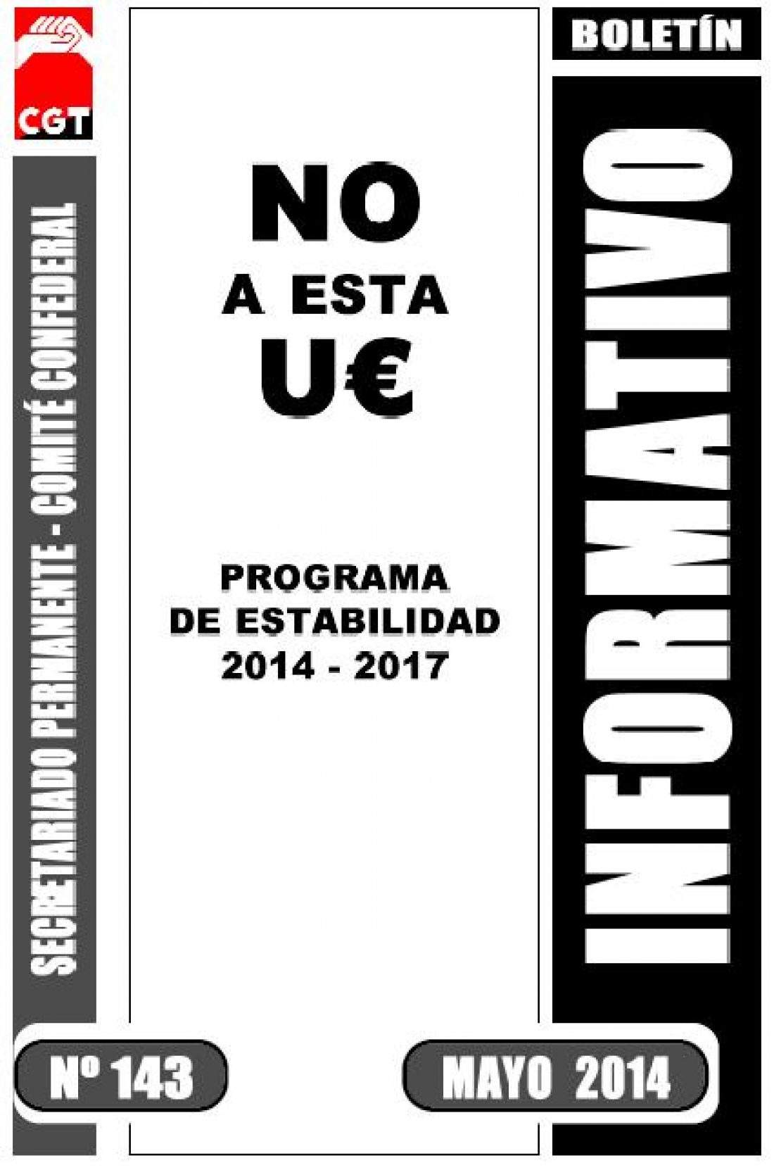 Boletín 143: No a esta U€