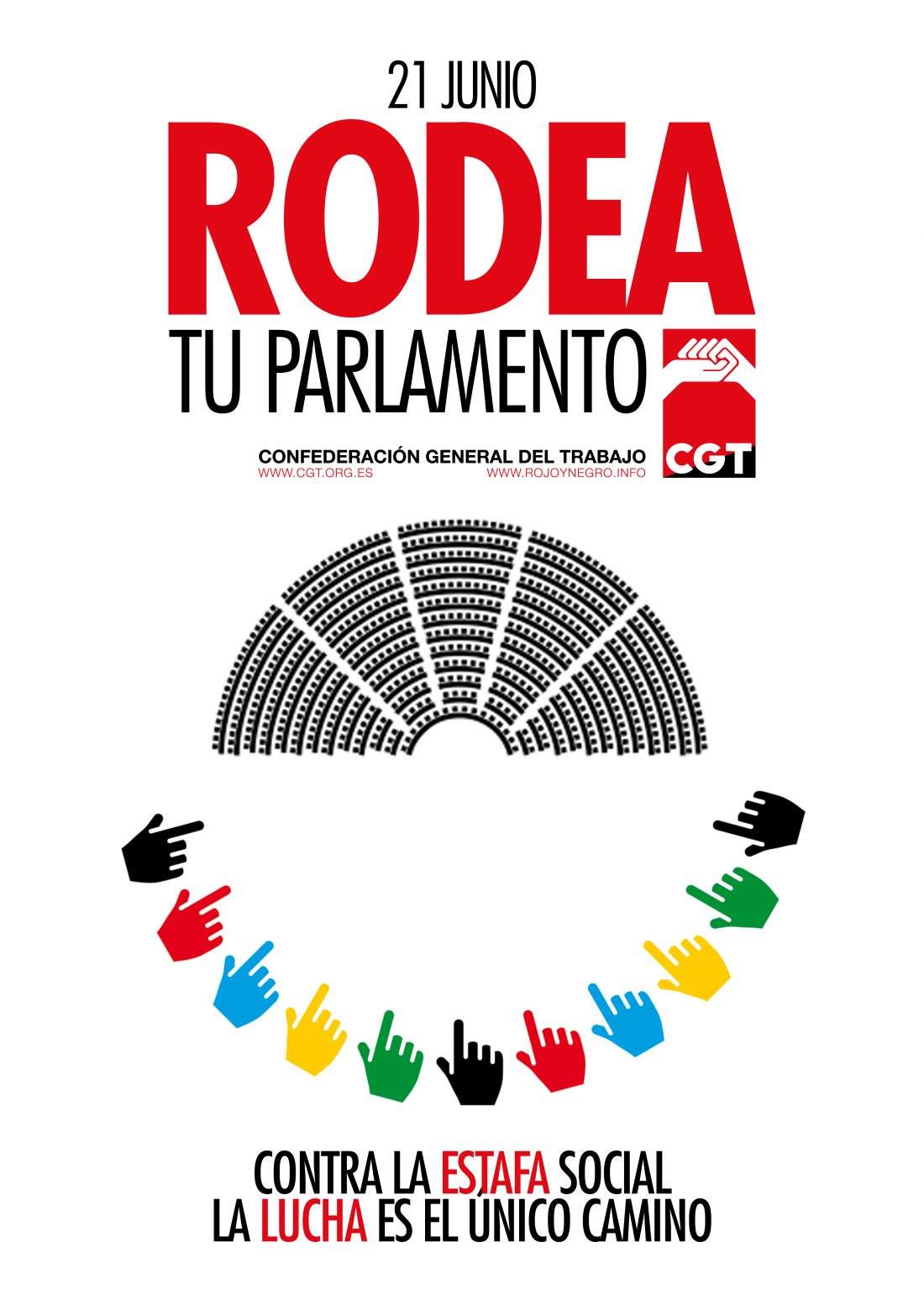 Convocatorias 21J “RODEA LOS PARLAMENTOS”