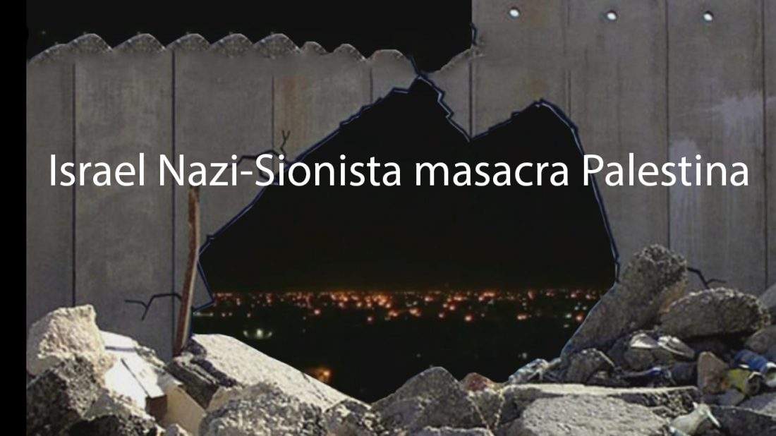 Vídeos: Israel Naci-Sionista, masacra Palestina