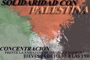 Concentraciones en apoyo al pueblo palestino