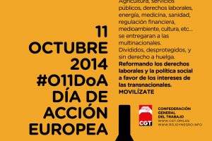 11 de octubre del 2014: Día de acción europea contra el TTIP