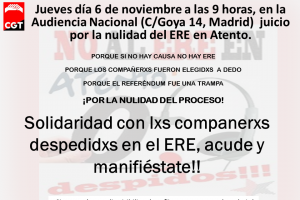 ERE de Atento: Concentración en la Audiencia Nacional