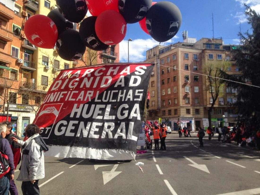 Manifiesto de CGT para la Movilización del 29N